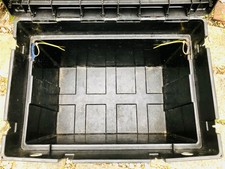 Shakespeare Black Seatbox including Sidetray and Carry Strap Fishing tackle