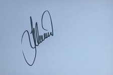 Lee Westwood Golf Hand Signed