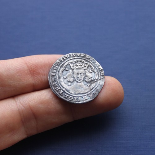 Hammered silver coin edward - silver,