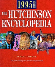 The Hutchinson Encyclopedia 1995 by No Author Hardback Book The Cheap Fast Free