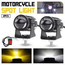 2x Motorcycle LED Auxiliary