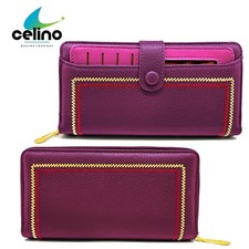 Ladies PU Leather Wallet Large Capacity Purse Phone Card Holder Case Clutch