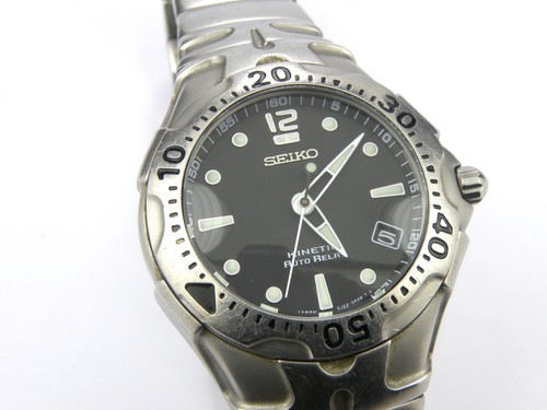 Gents seiko kinetic auto - seiko, relay
