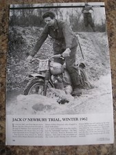 JACK O' NEWBURY TRIAL WINTER 1962 TONY BROWN TIGER TRIUMPH CUB ADVERT A4 FILE 30
