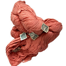Vintage Wool Argosy Fingering Superfine Skeins 3 PLY Shade Coral 205 208g Baby