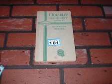  WOLSELEY SIX NINETY HANDBOOK