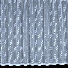 White Net Curtains With Slot /