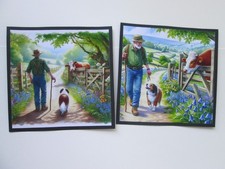 Set of  2 x ONE MAN & HIS DOG