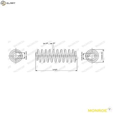 SUSPENSION SPRING SE3764 FOR