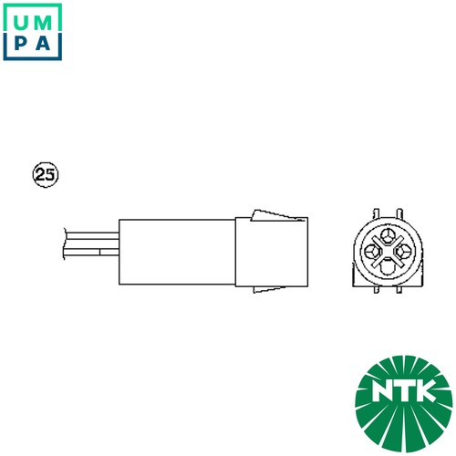 Mass air flow sensor - air, for