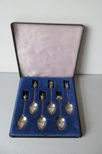 Boxed Set 6 Spoon Queen Elizabeth II 25th Coronation Anniversary 1953-1978