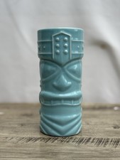 Royal Genware Tiki Mug Hawaiian Cocktail Ceramic Cup Beaker Stoneware Blue