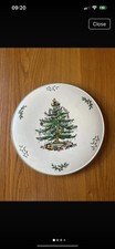 Beautiful Spode Christmas Tree Cake Stand : Platter 29cm 