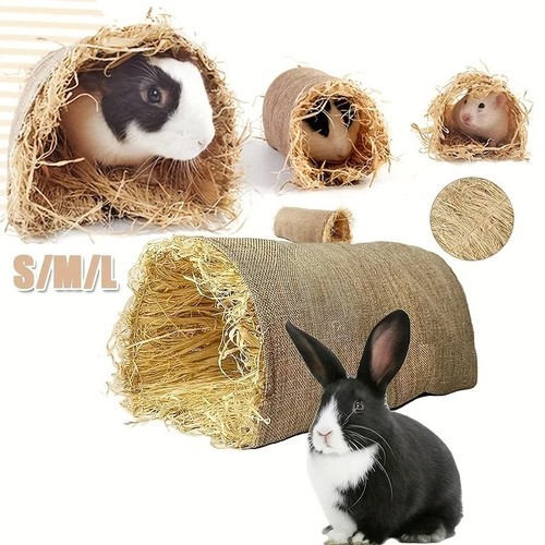 Rabbit grass straw toy tunnel - rabbit,