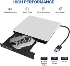 Slim External USB 3.0 DVD CD