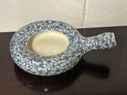 Antique 19thc blue white - blue,