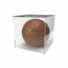 Football Display Case - 5mm White Base 