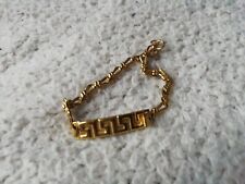 Baby's Versace 18ct Gold Bracelet