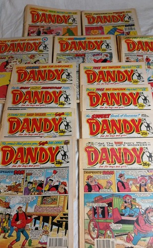 Vintage dandy comics - dandy,