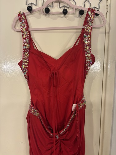 Red prom dress - prom,