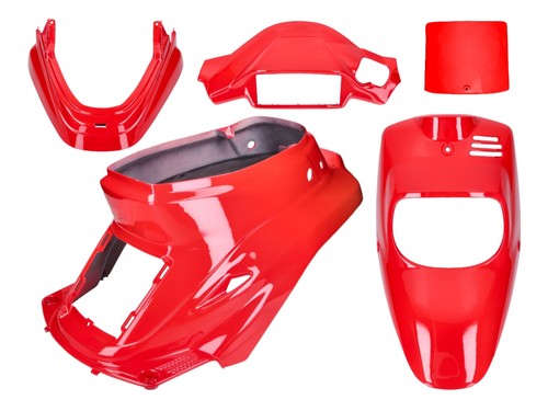 Fairing kit red - 5-part, mbk