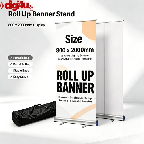 Roll banner stand - up,