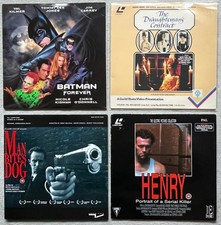 Laserdisc JOB LOT 4x (Man
