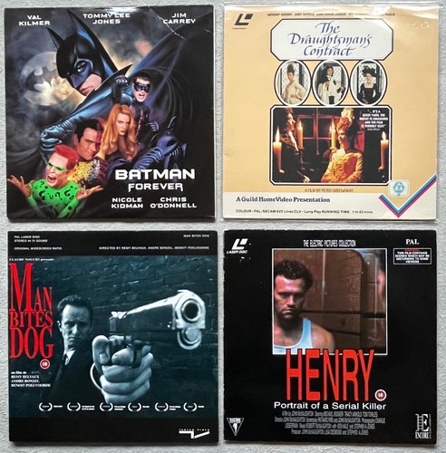Laserdisc job lot man - laserdisc,