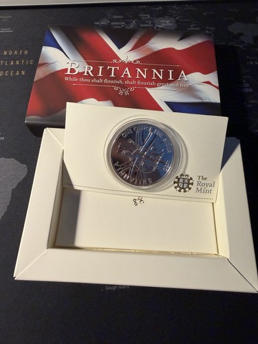 Britannia silver coin - britannia,
