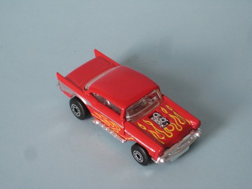 Matchbox 1957 chevy red body - 1957,