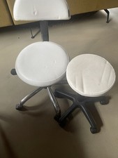 2 Adjustable 360° Swivel Stool Chair Salon & Beauty Tattoo Office Workshop Seat