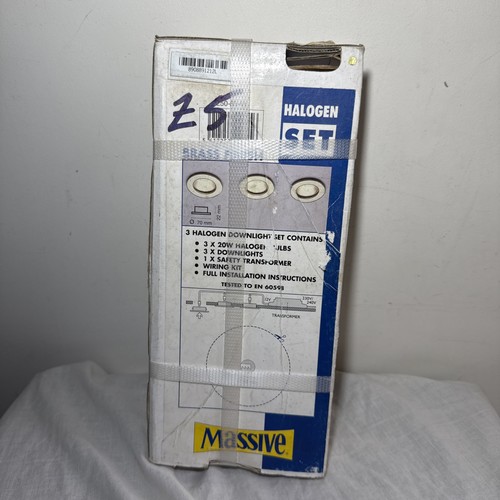 Halogen set downlighters - set, x