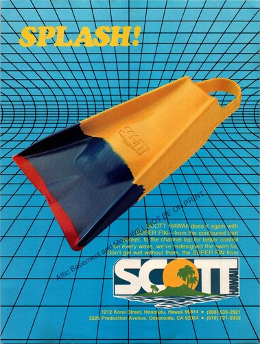 Scott hawaii super fin print - scott,