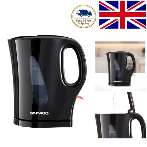 Black electric kettle - 1.7l,