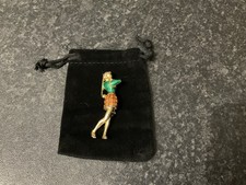 Preloved Vintage Enamel Lady