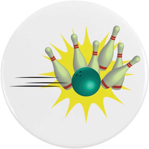 Ten pin bowling button - pin,