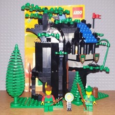 LEGO CASTLE - 6054 - FORESTMEN'S HIDEOUT - VG CONDITION, INC INSTRUCTIONS