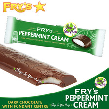 FRYS PEPPERMINT CREAM Dark Chocolate 49g Bar Christmas Present Fry's✨Cheapest✨🎁