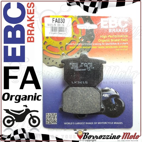 Brake pads organic rear ebc - brake,