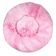 Dog Bed Donut Soft Round Plush
