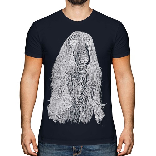 Afghan hound sketch - afghan,