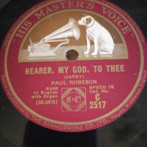 Paul robeson 78rpm hmv - 78rpm,