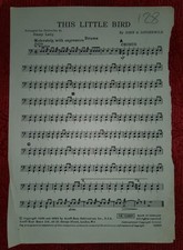 This Little Bird Sheet Music