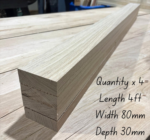 Planed oak hardwood - planed, timber