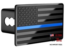 Blue Line American Flag Metal