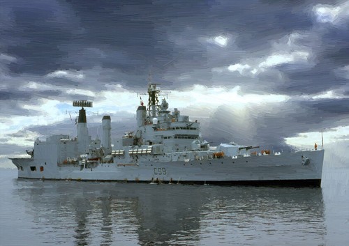 Hms blake hand - hms, finished