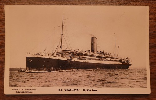Araguaya the royal mail - s.s.,