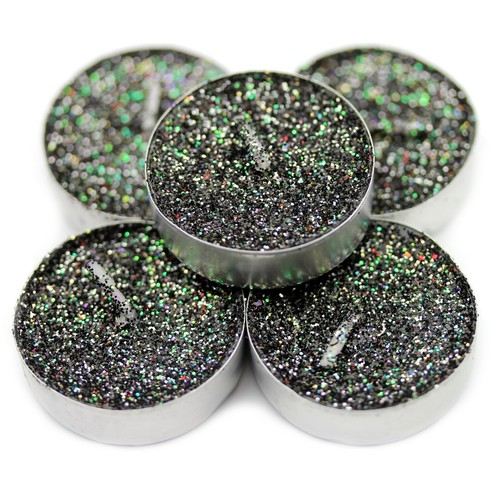 Sparkling black glitter - 15,