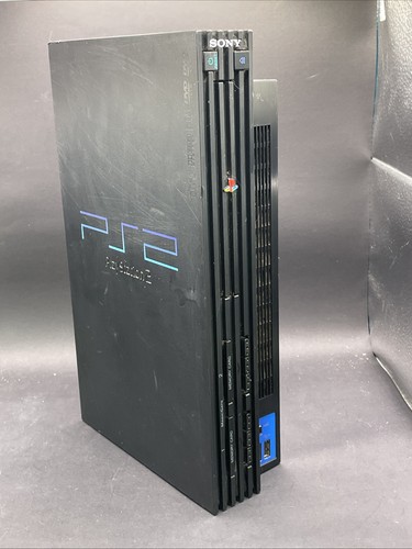 Sony playstation black ps2 - sony,