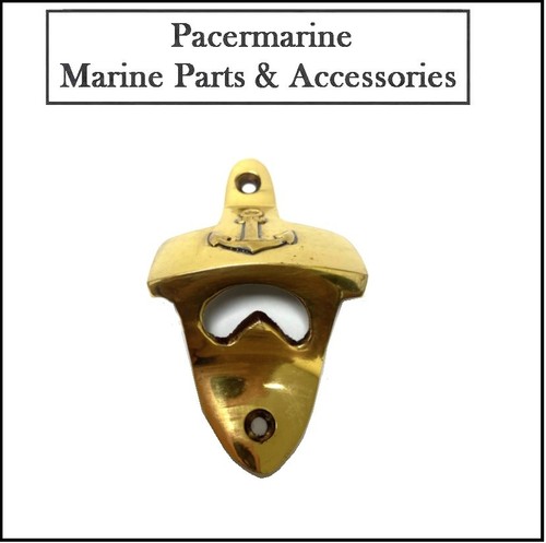 Brass nautical bottle opener - brass,